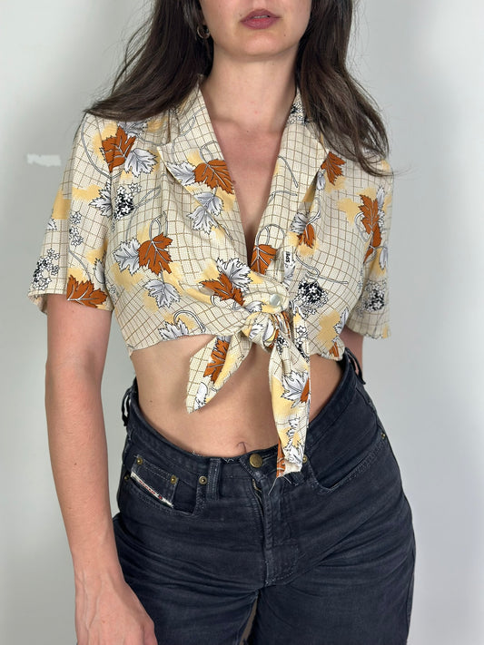 Vintage Crop Shirt