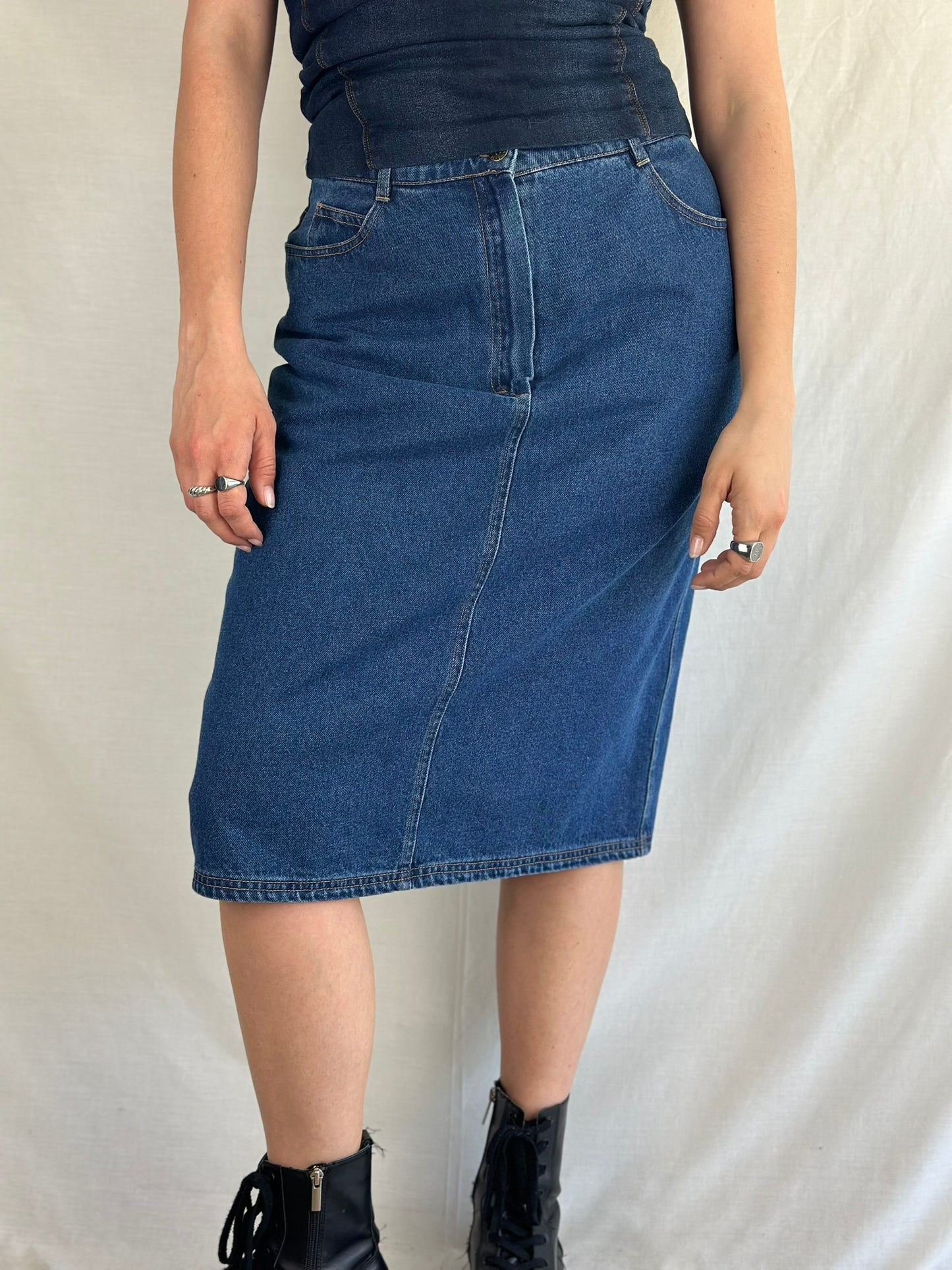 Vintage Denim Skirt