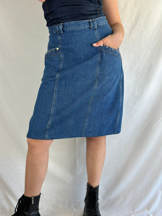 Vintage Denim Skirt