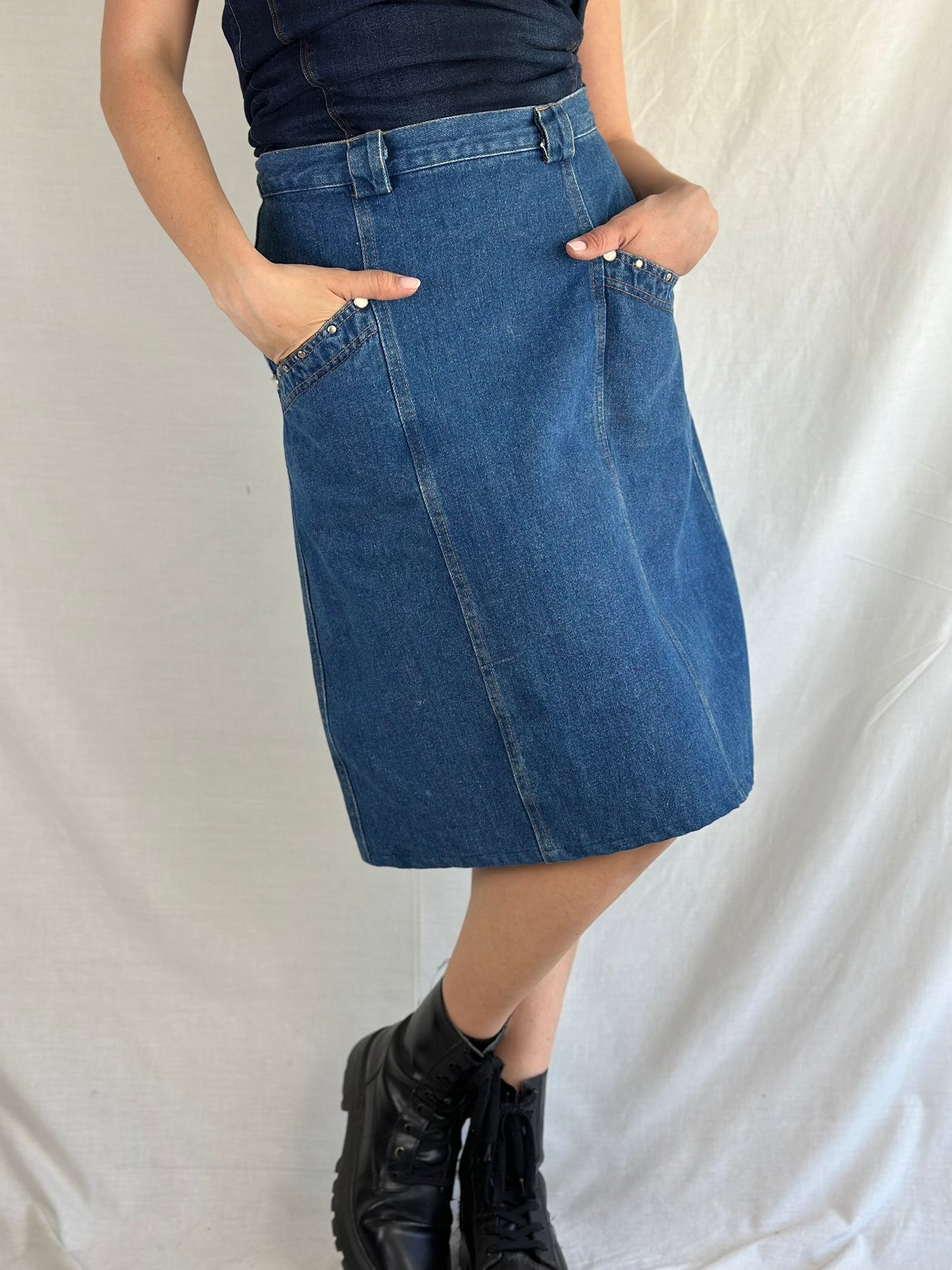 Vintage Denim Skirt