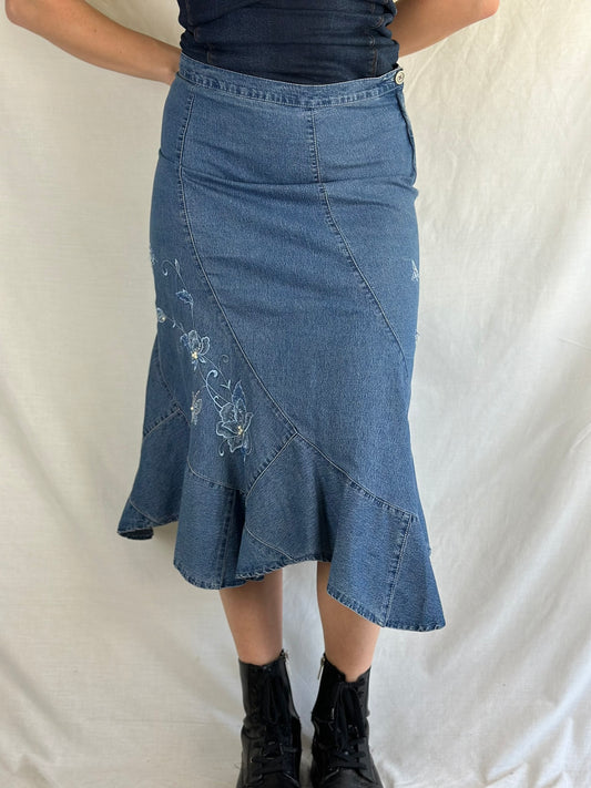 Maxi Denim Skirt