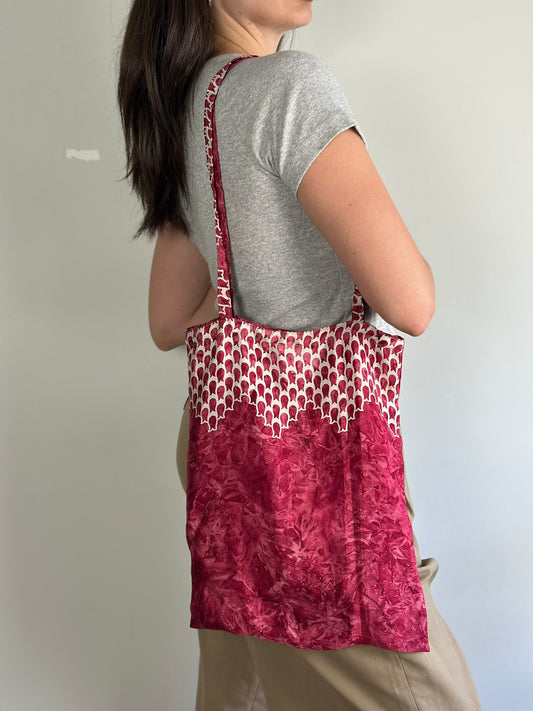Recycled Silk Tote Bag