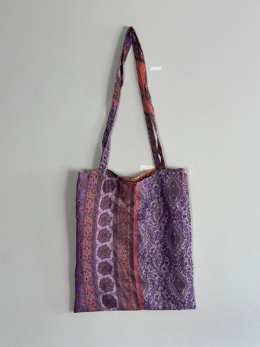 Recycled Silk Tote Bag