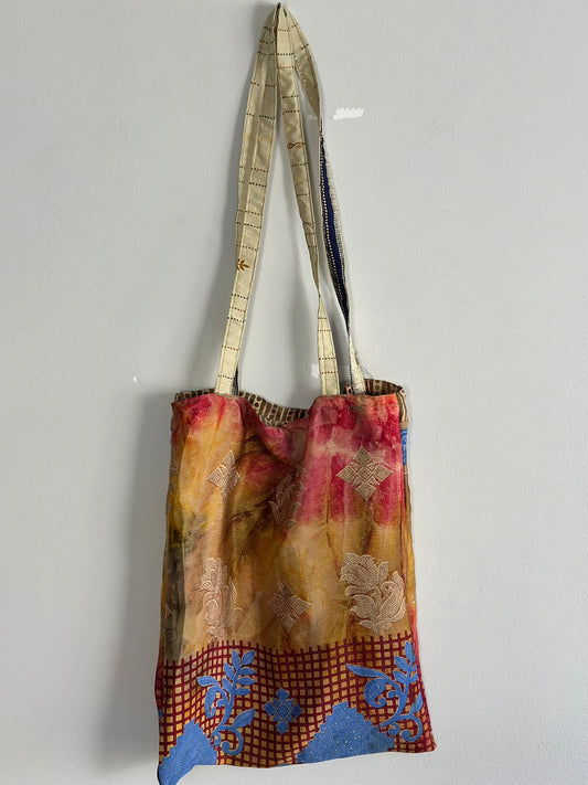 Recycled Silk Tote Bag