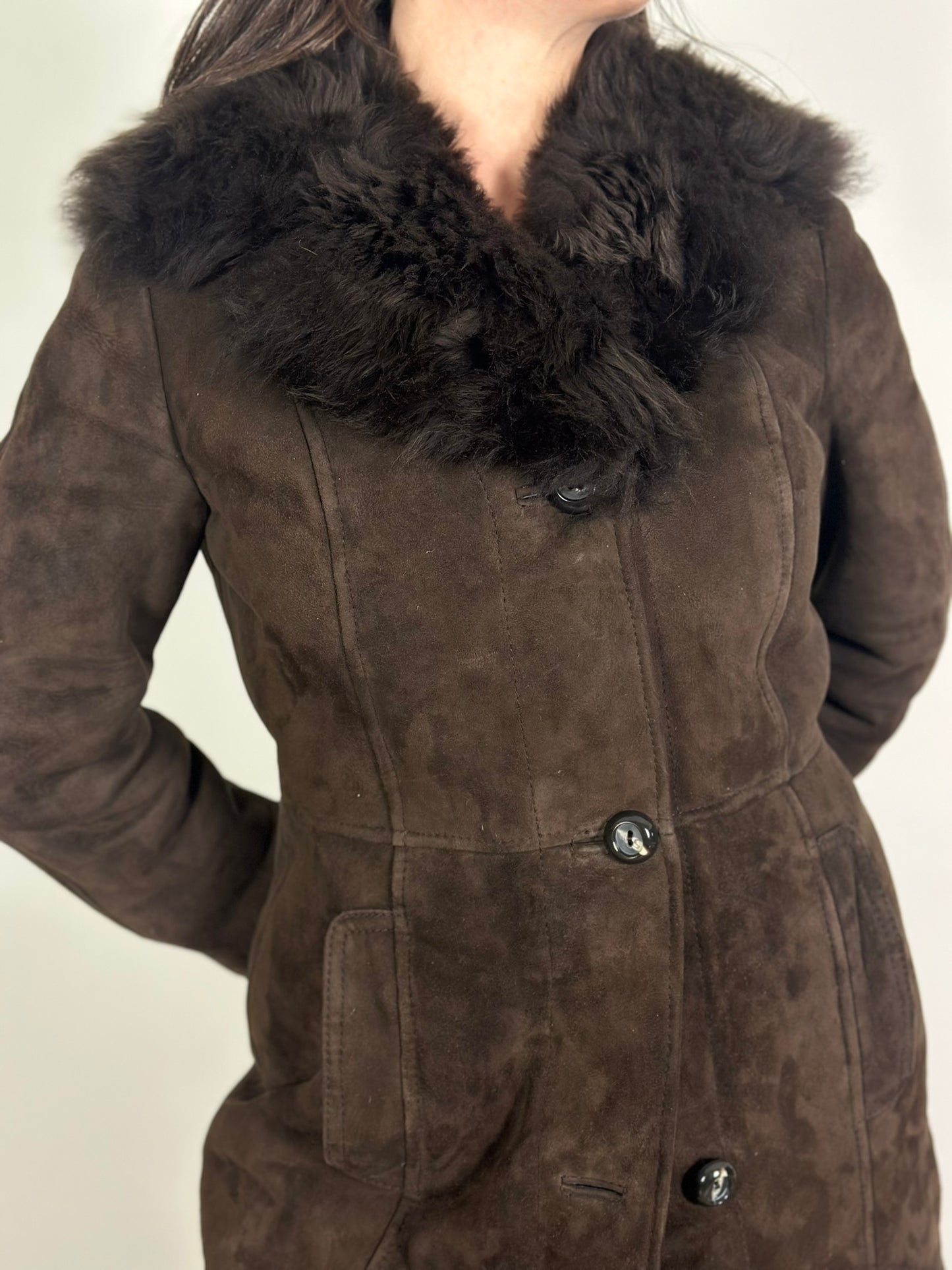 Long Length Sheepskin Coat