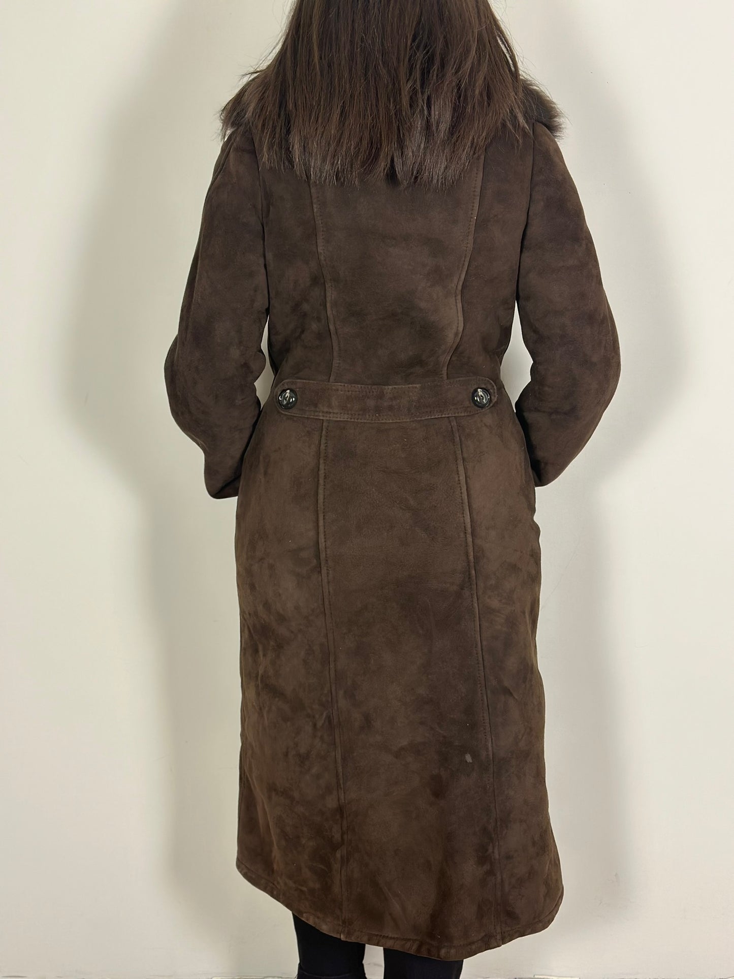 Long Length Sheepskin Coat