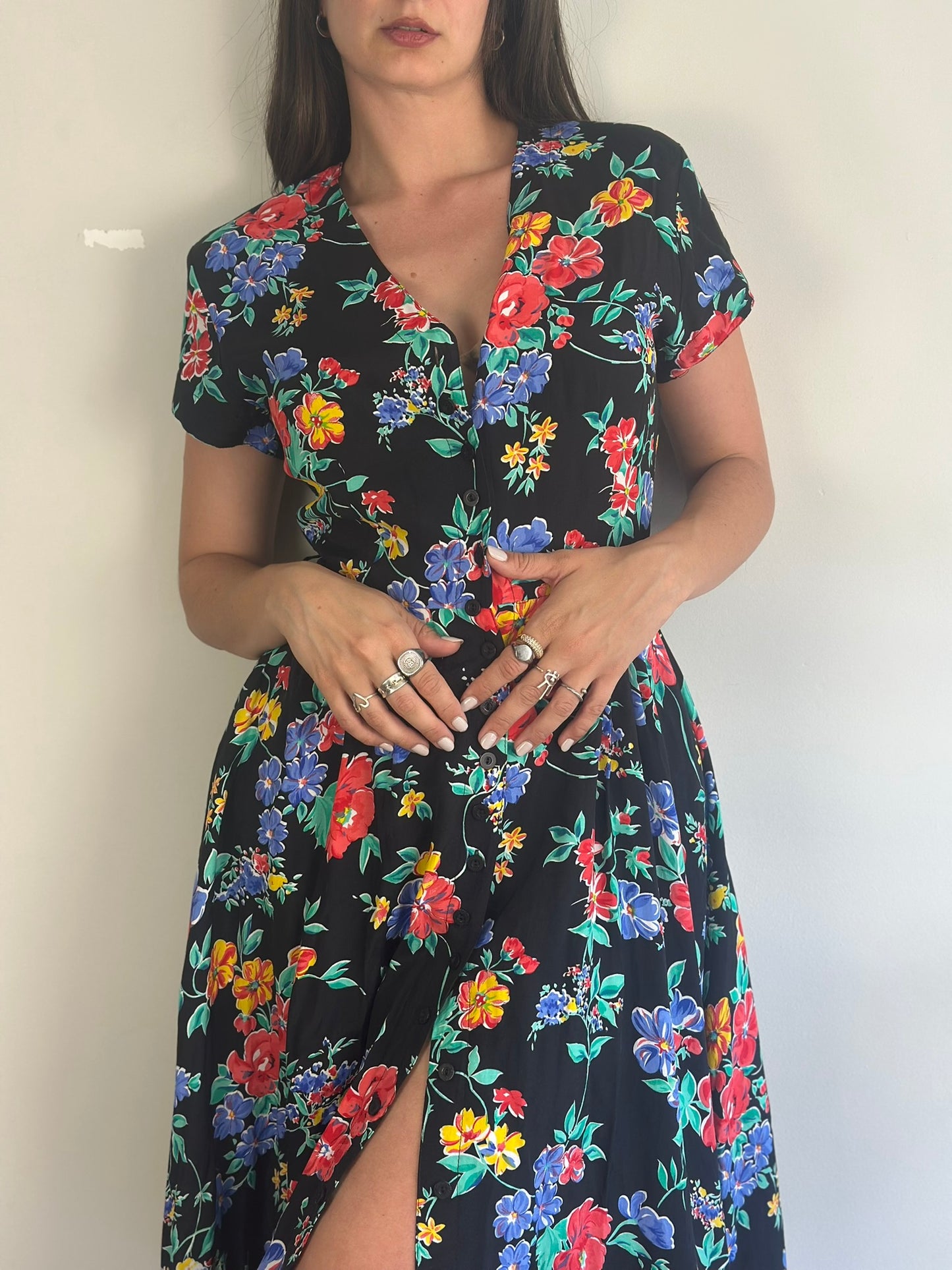 Vintage Floral Dress