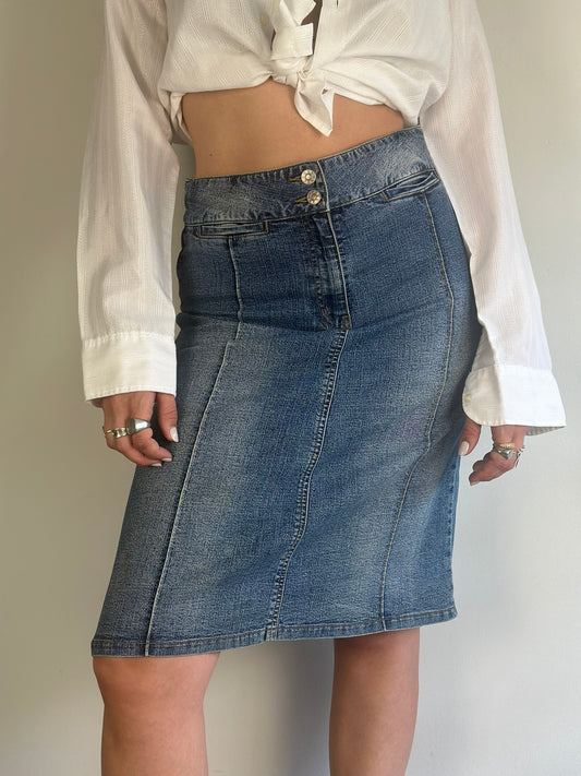 Vintage Denim Skirt