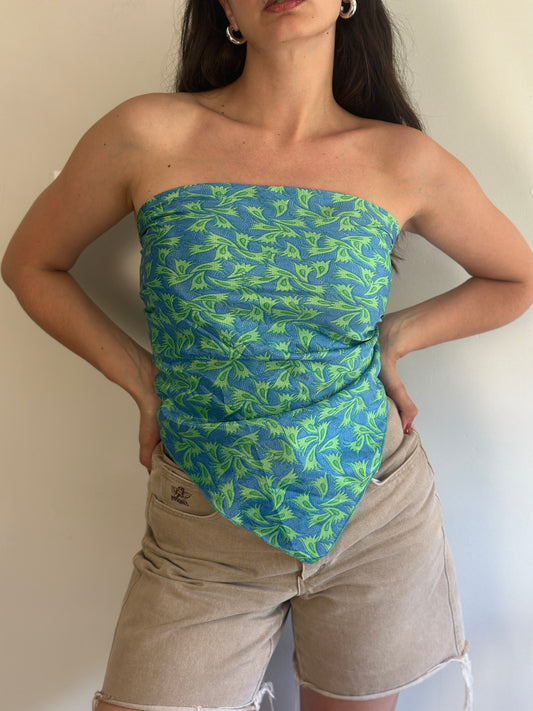 Recycled Silk Scarf-Top