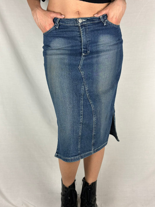 Vintage Denim Skirt