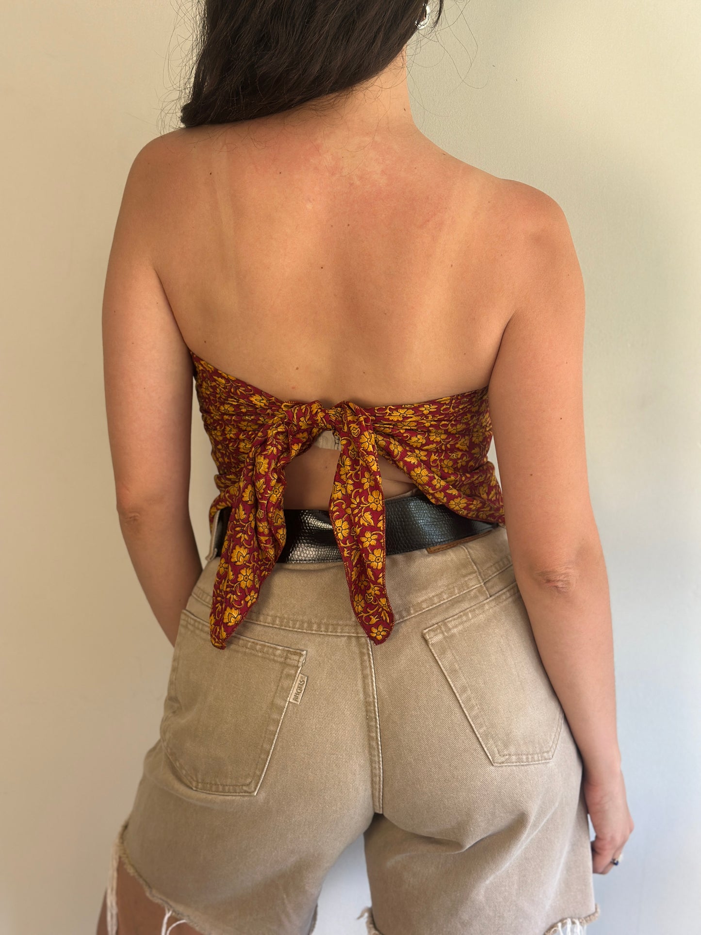 Recycled Silk Scarf-Top