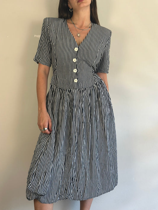Vintage Striped Dress