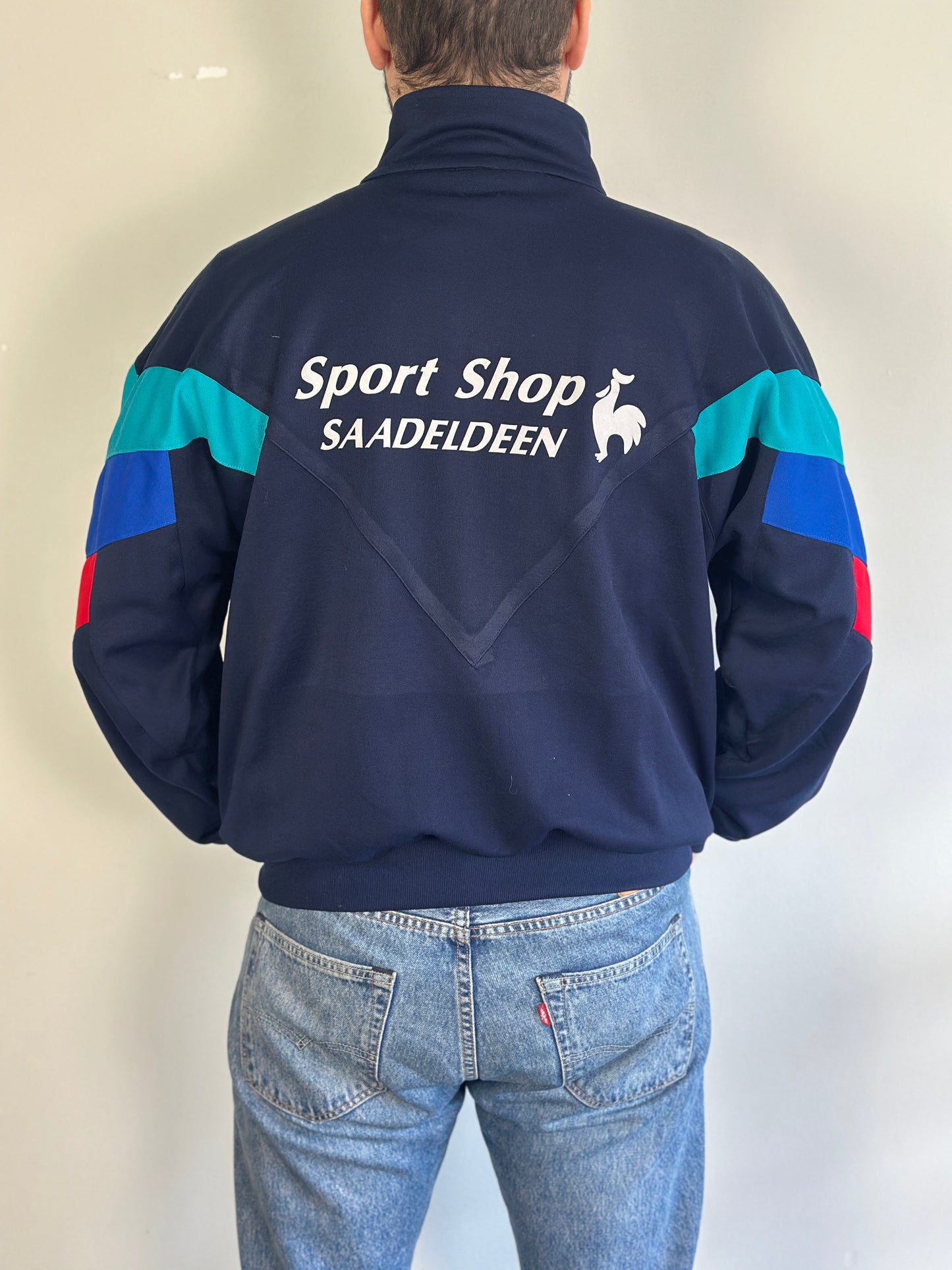 Vintage Athletic Cardigan with zipper