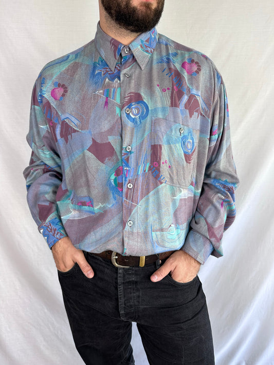 Vintage Printed Shirt