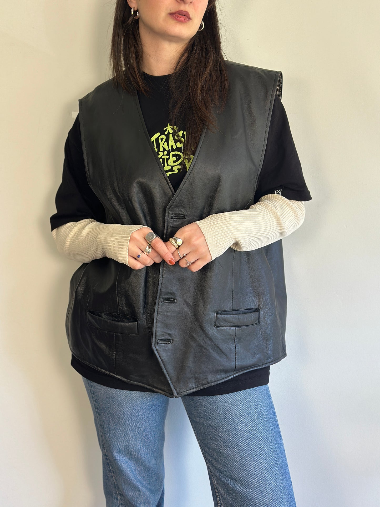 Vintage Leather Vest