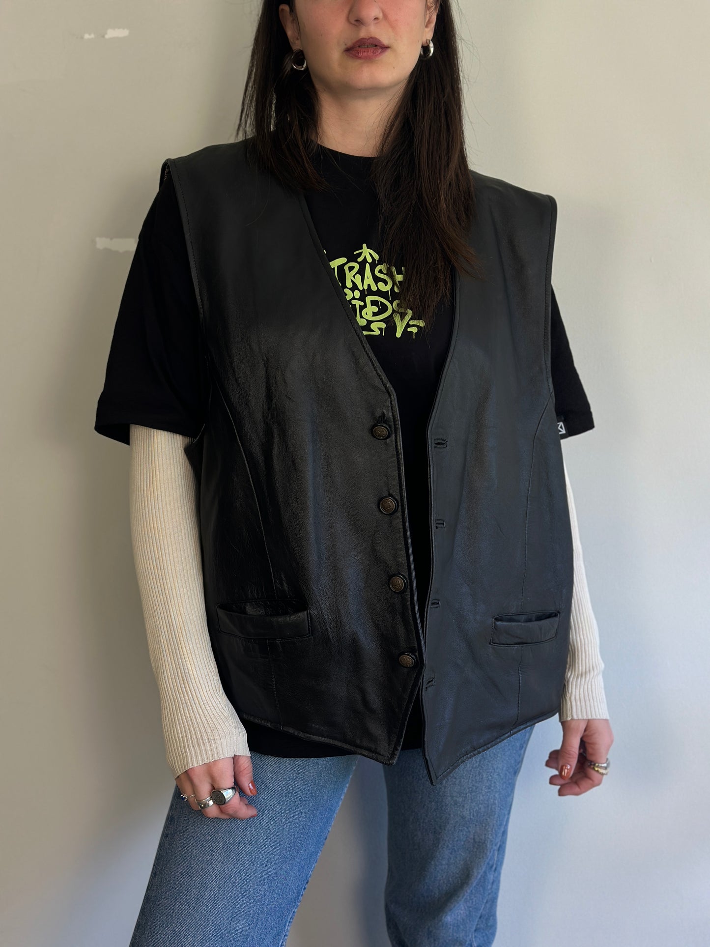 Vintage Leather Vest