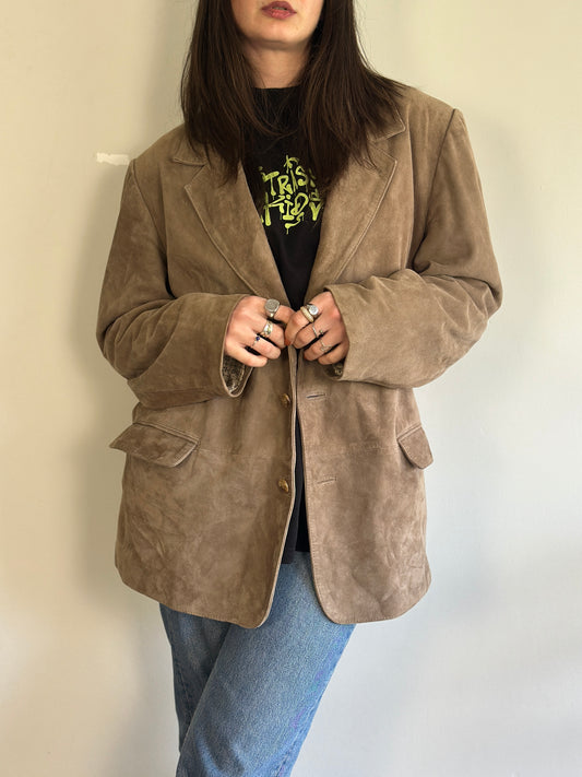 Vintage Suede Blazer