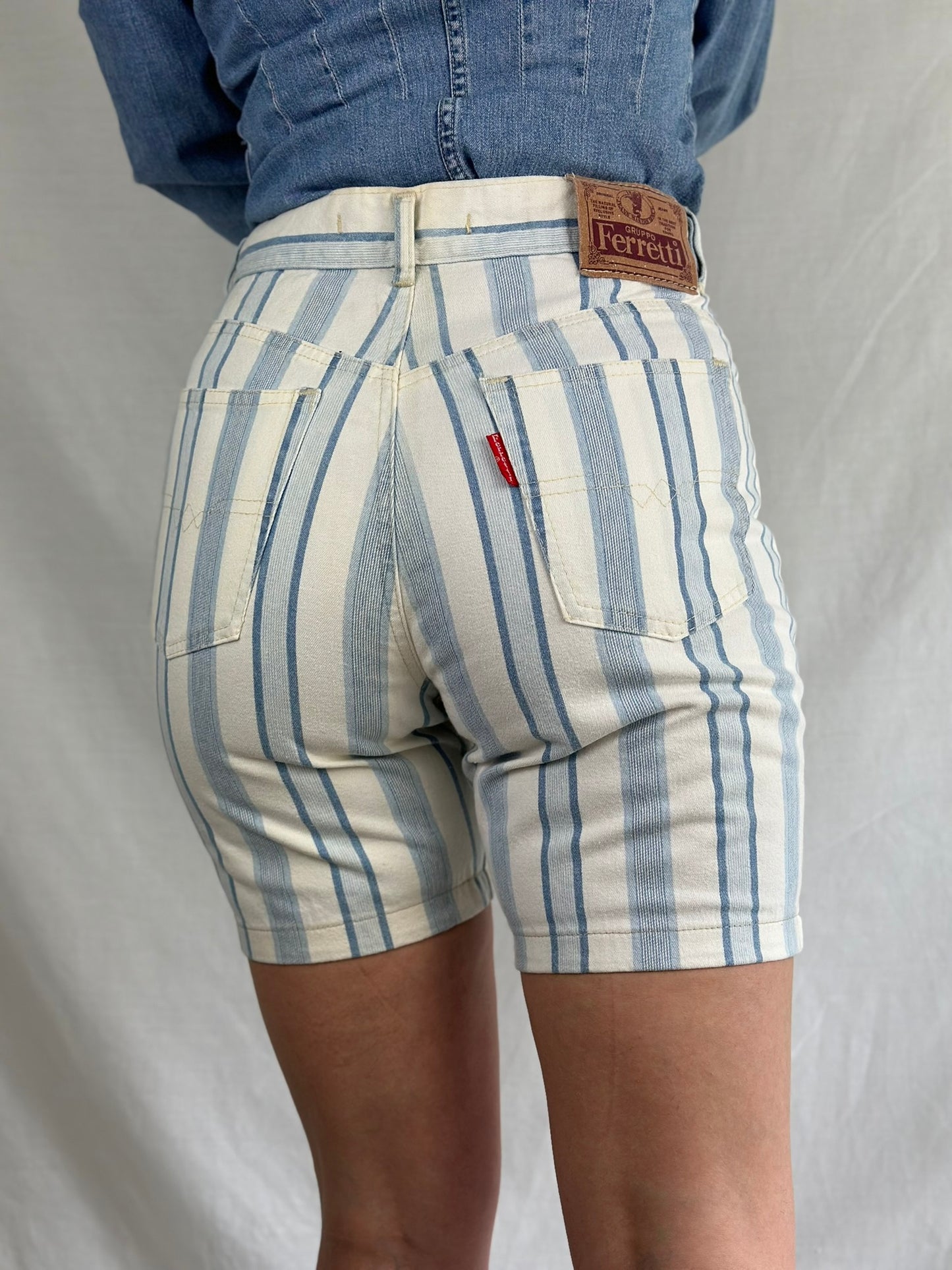 Vintage Striped Shorts