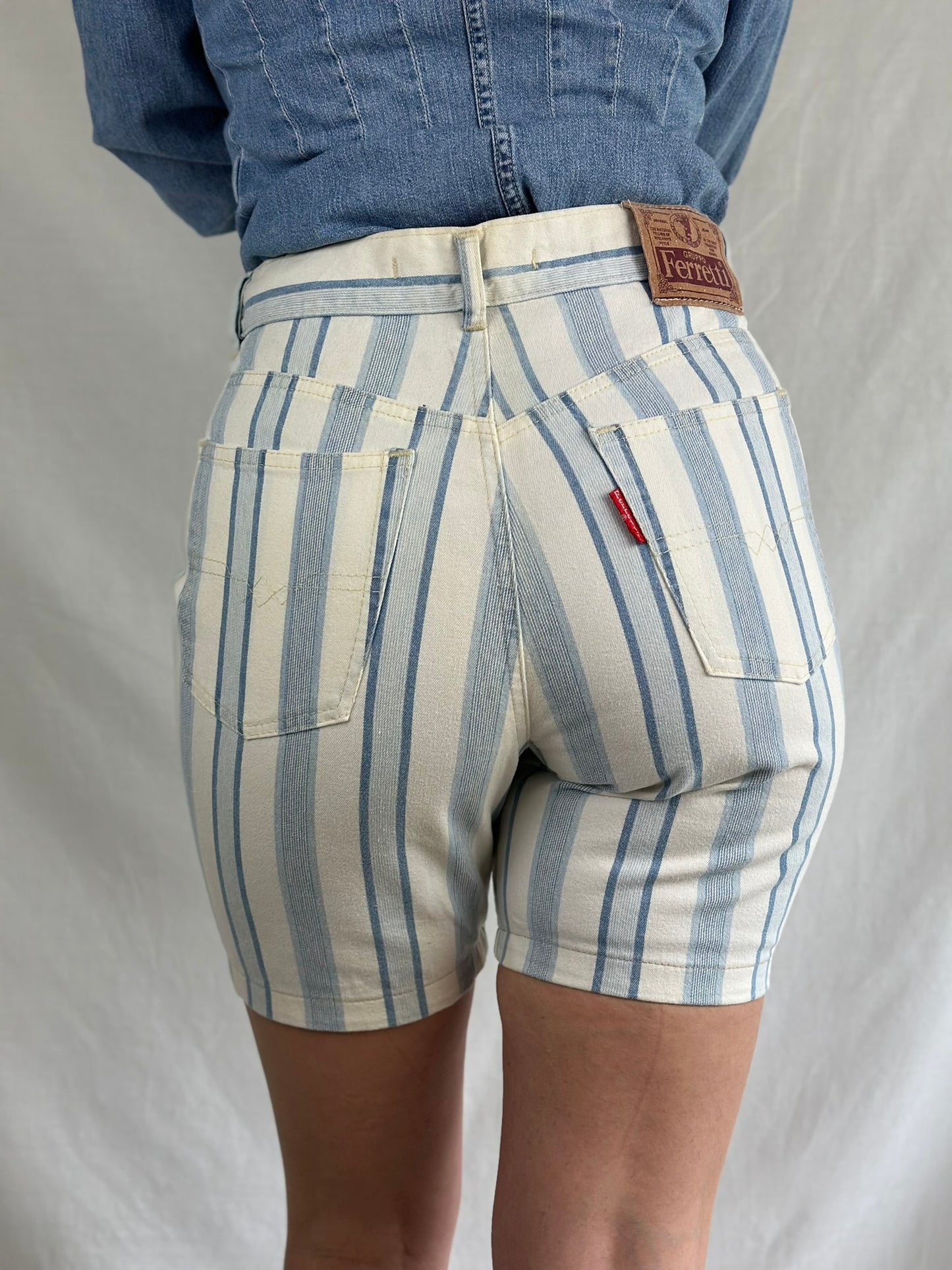 Vintage Striped Shorts