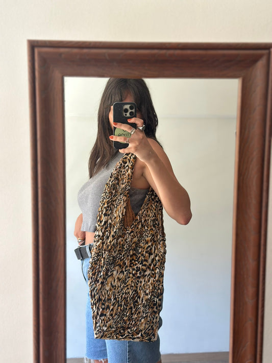 Animal Print Shopper Bag