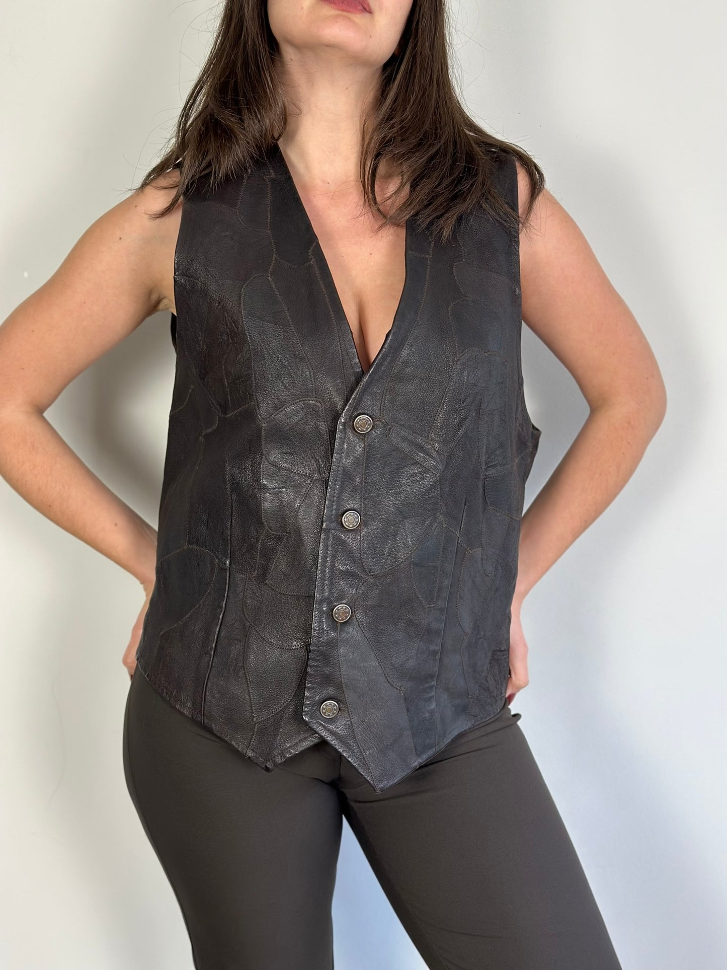 Vintage Leather Vest