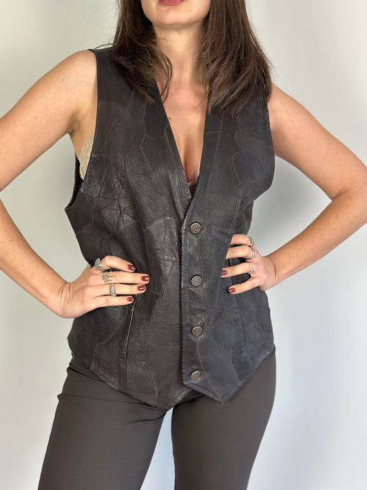 Vintage Leather Vest