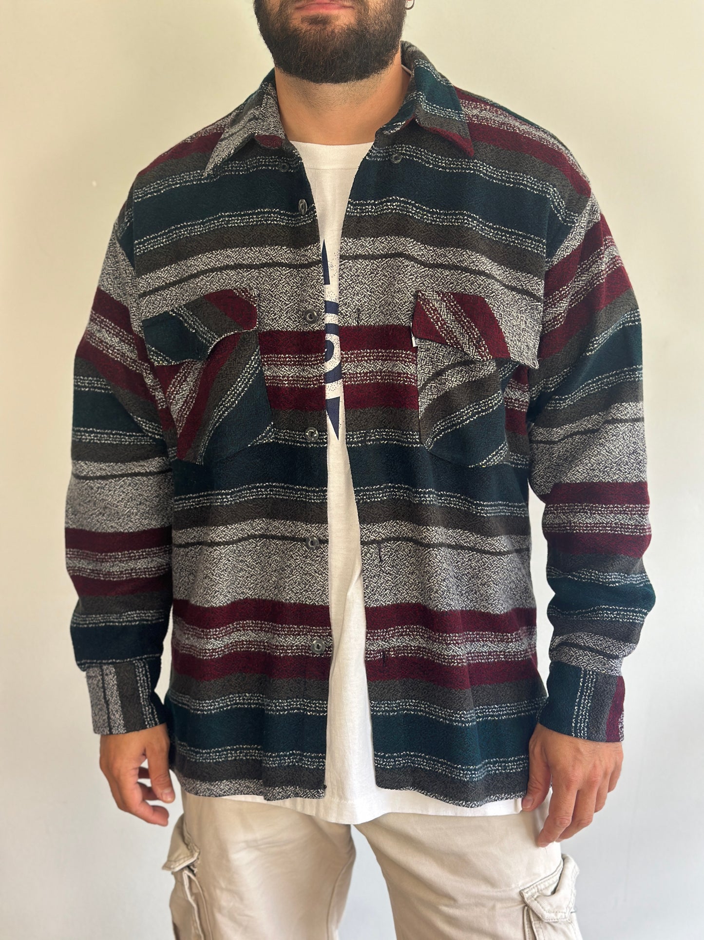 Vintage Patterned Overshirt