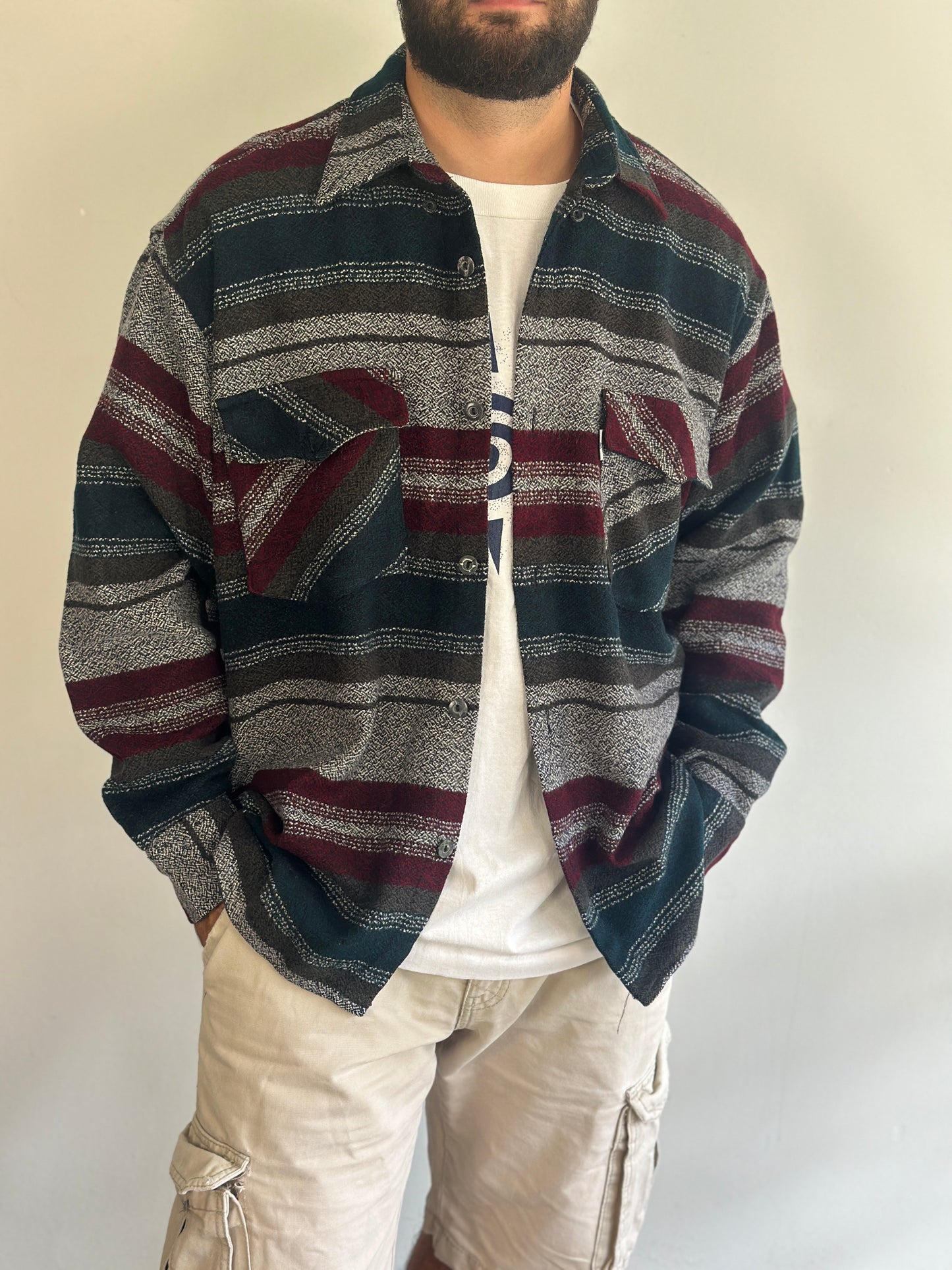 Vintage Patterned Overshirt