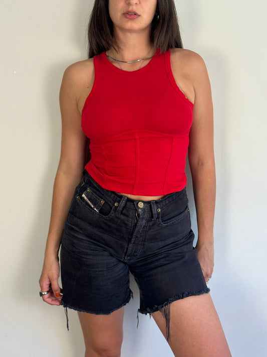 Ribbed Crop Top