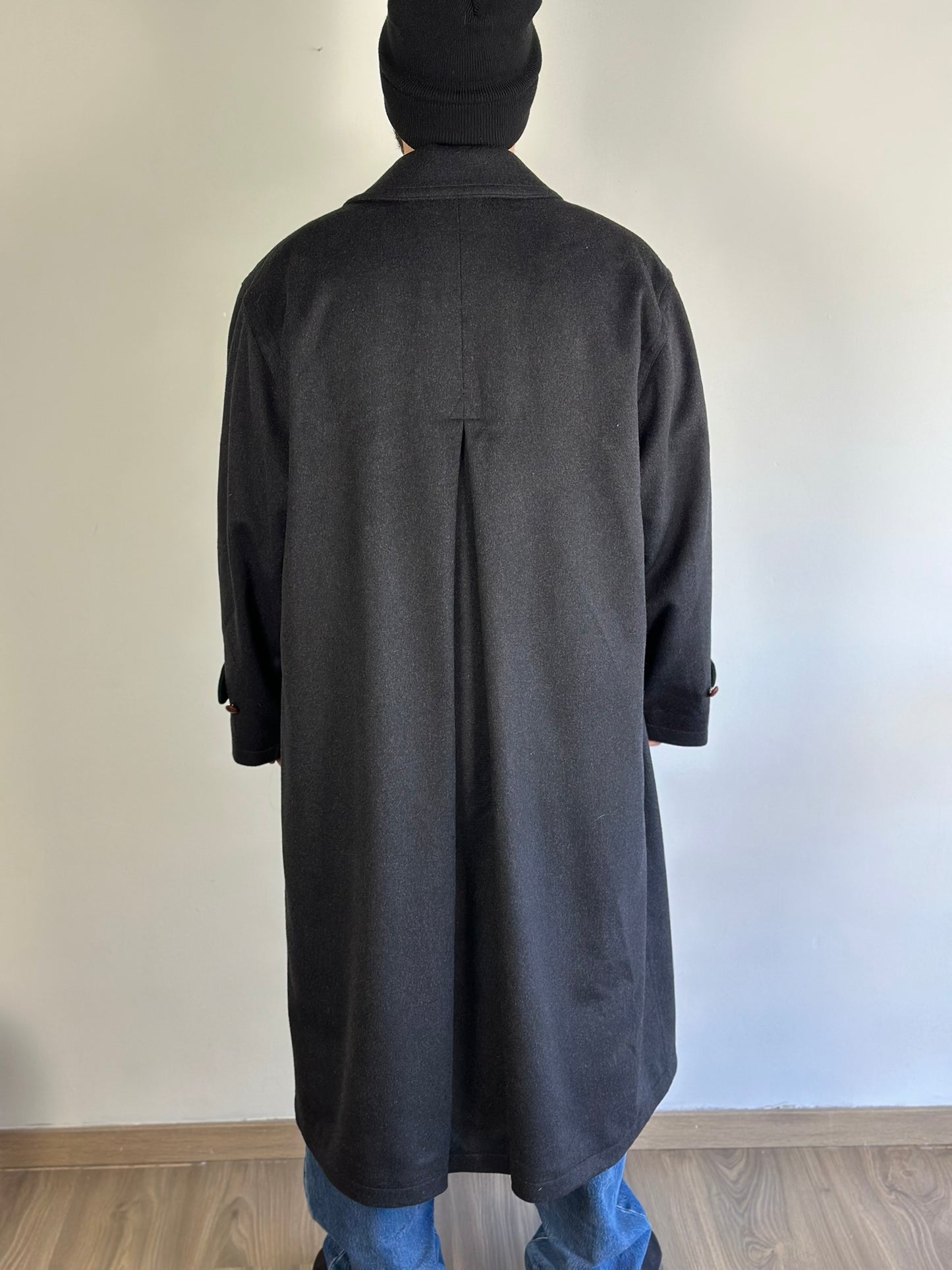 Oversized Dark Grey Vintage Coat