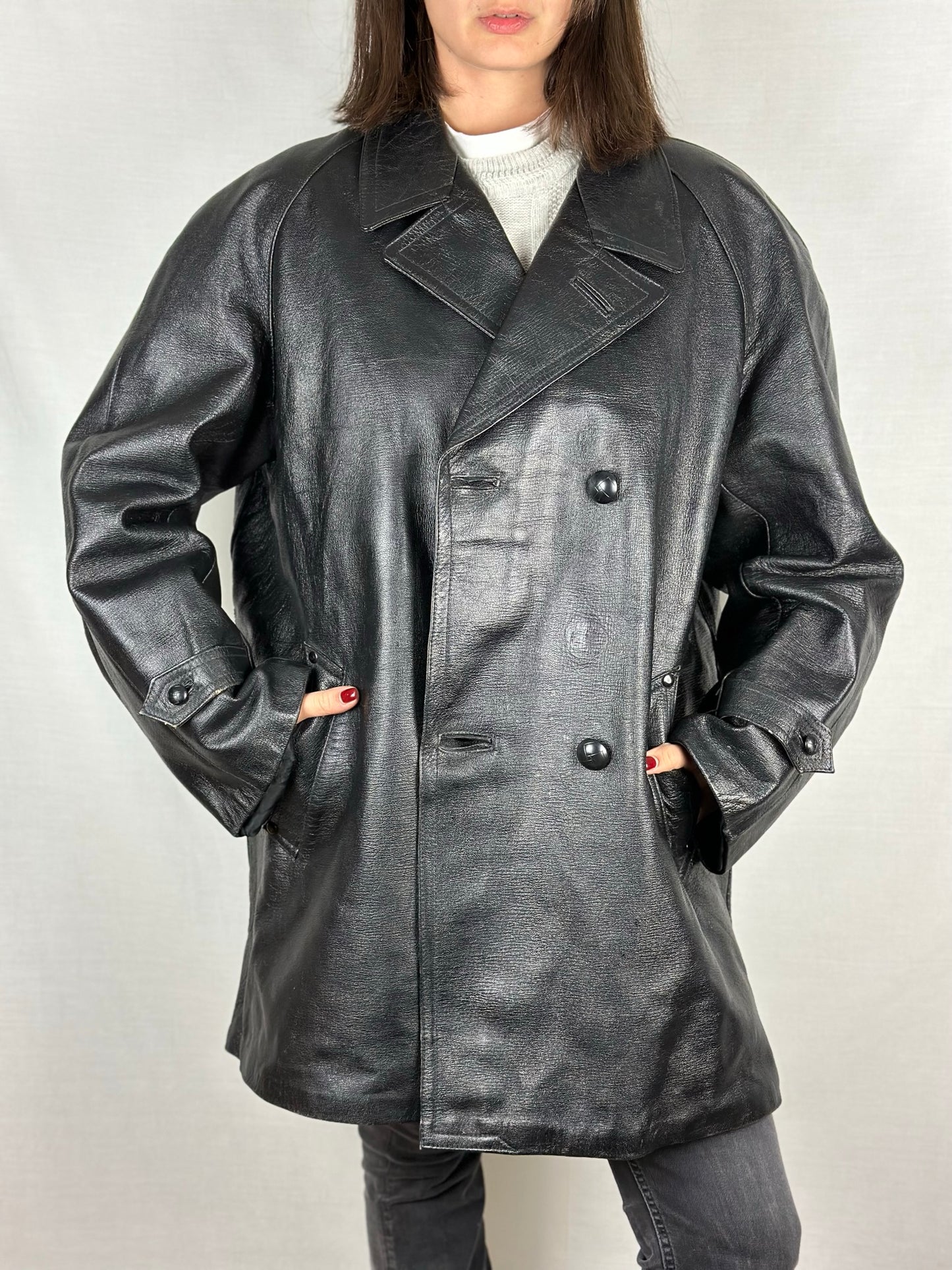 Vintage Leather Coat