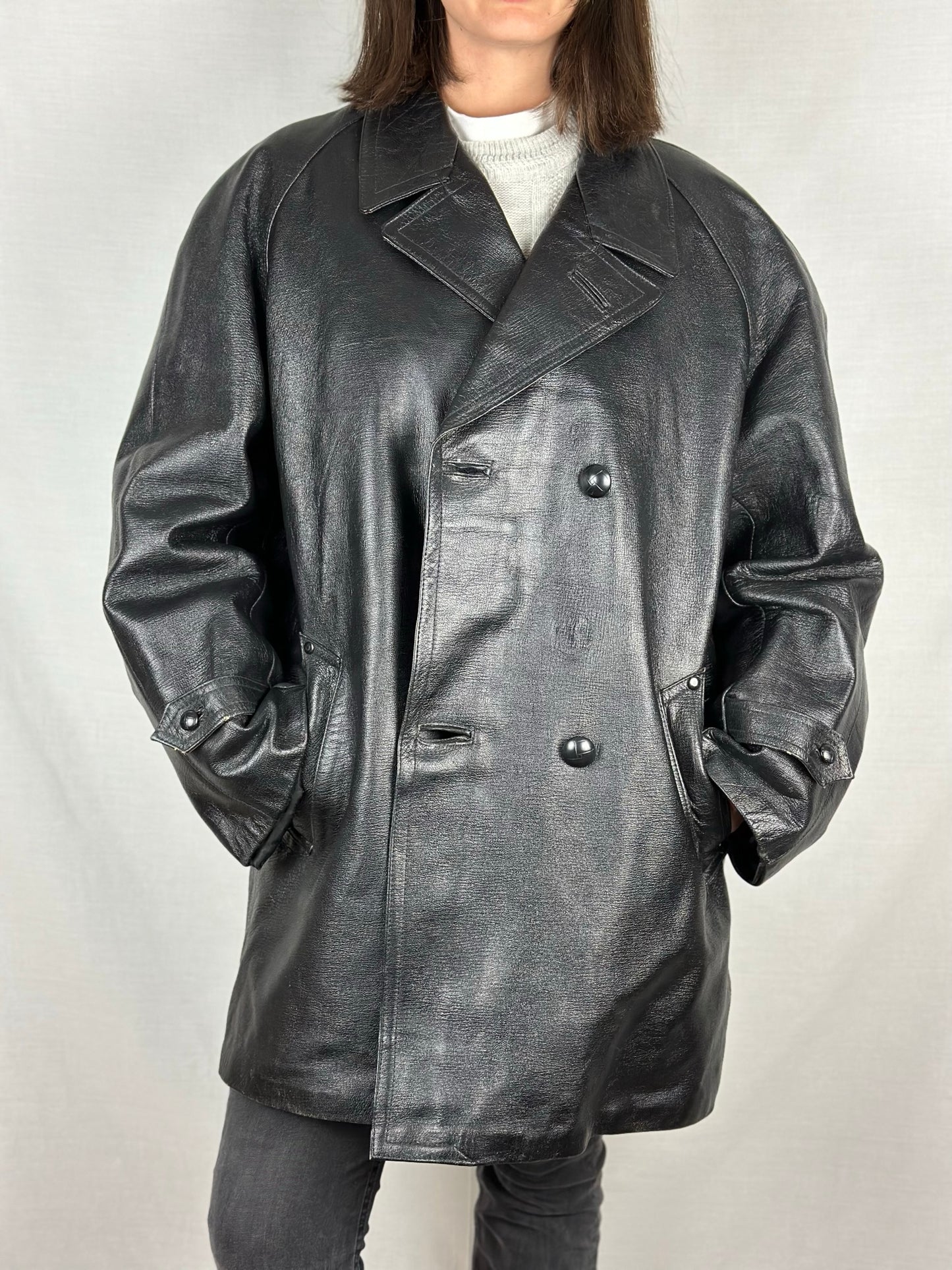 Vintage Leather Coat