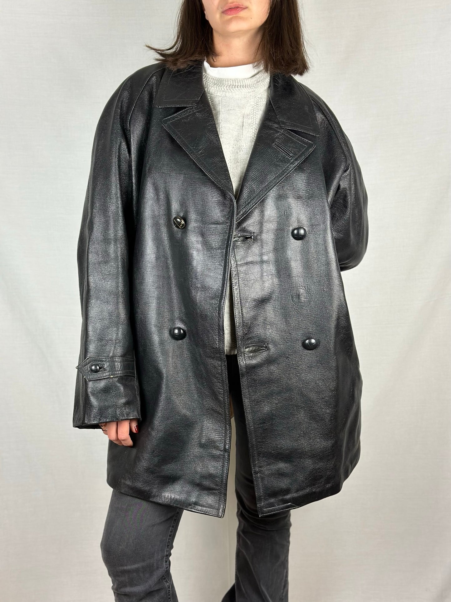 Vintage Leather Coat