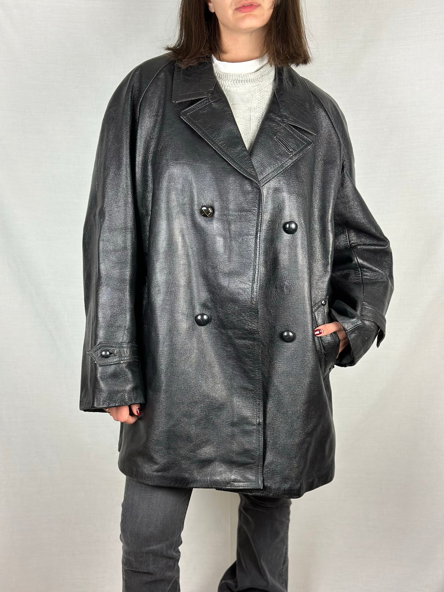 Vintage Leather Coat