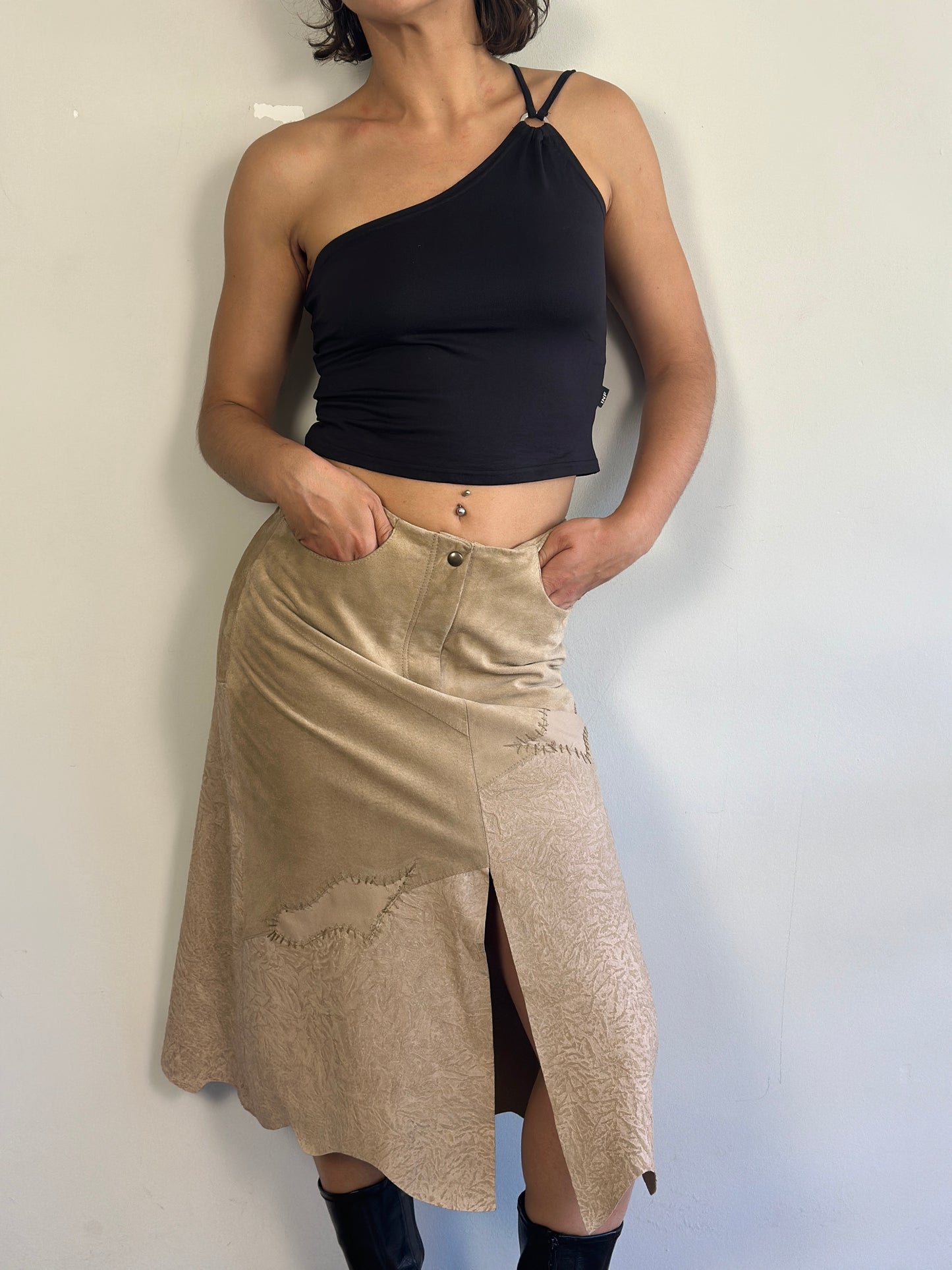 Vintage Suede Skirt