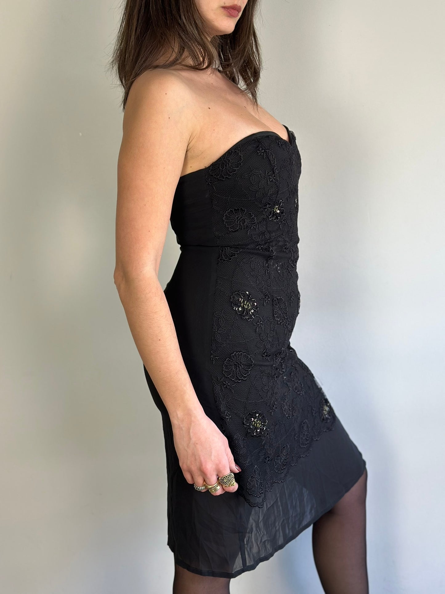 Vintage Strapless Dress