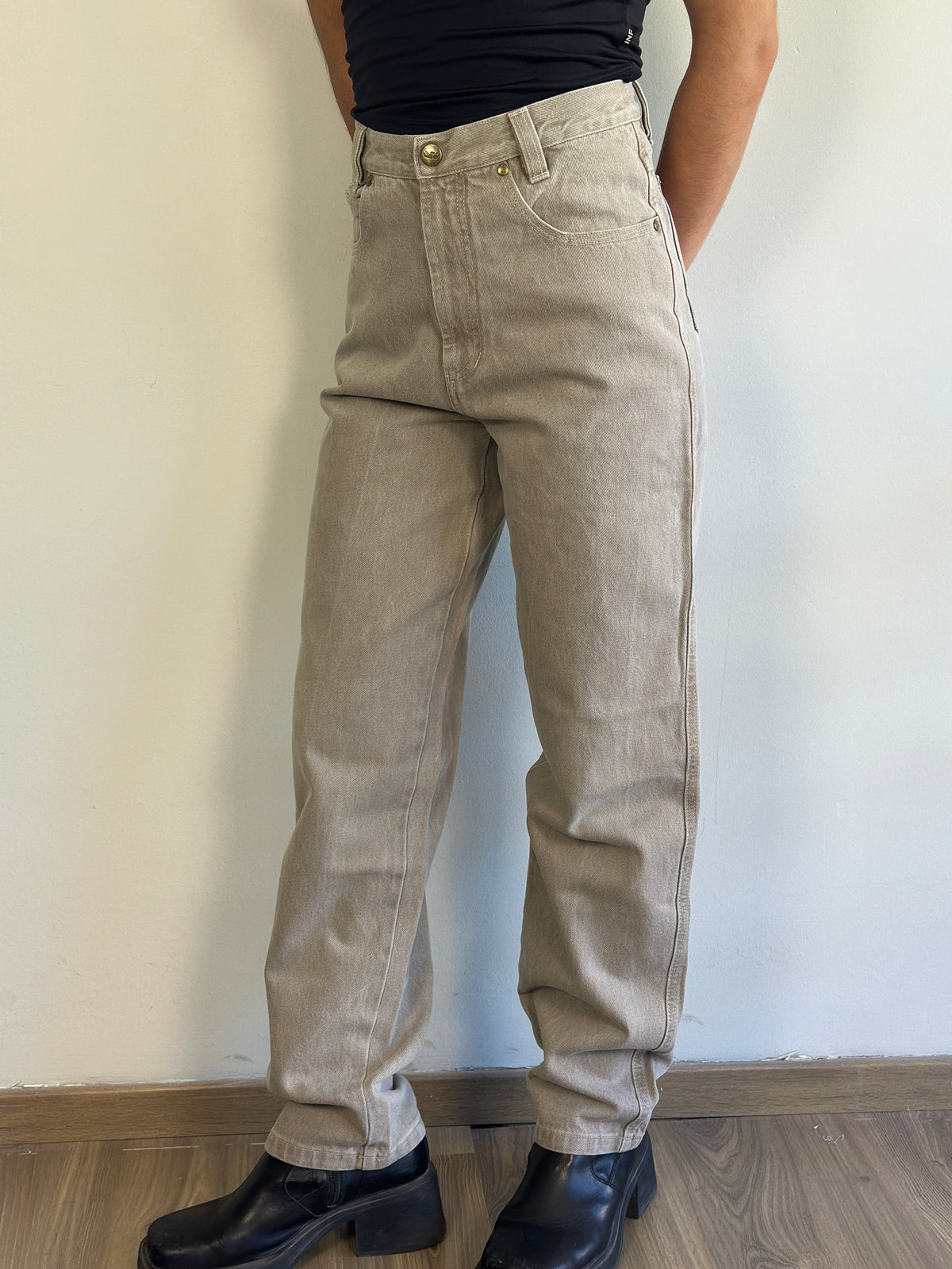Vintage Light Grey Jeans