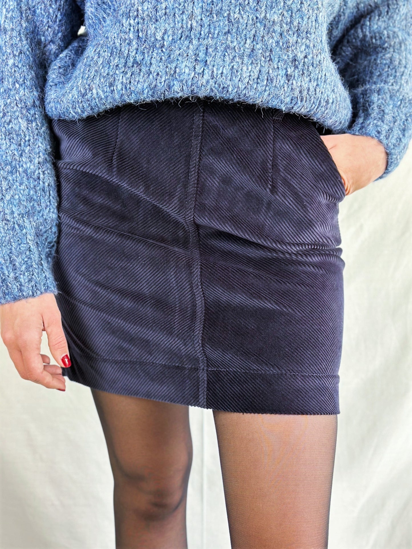 Mini Corduroy Skirt