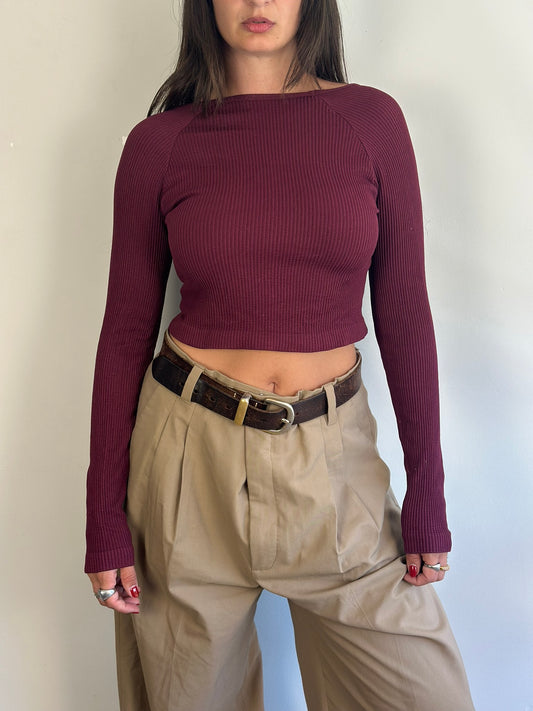 Cherry Red Blouse