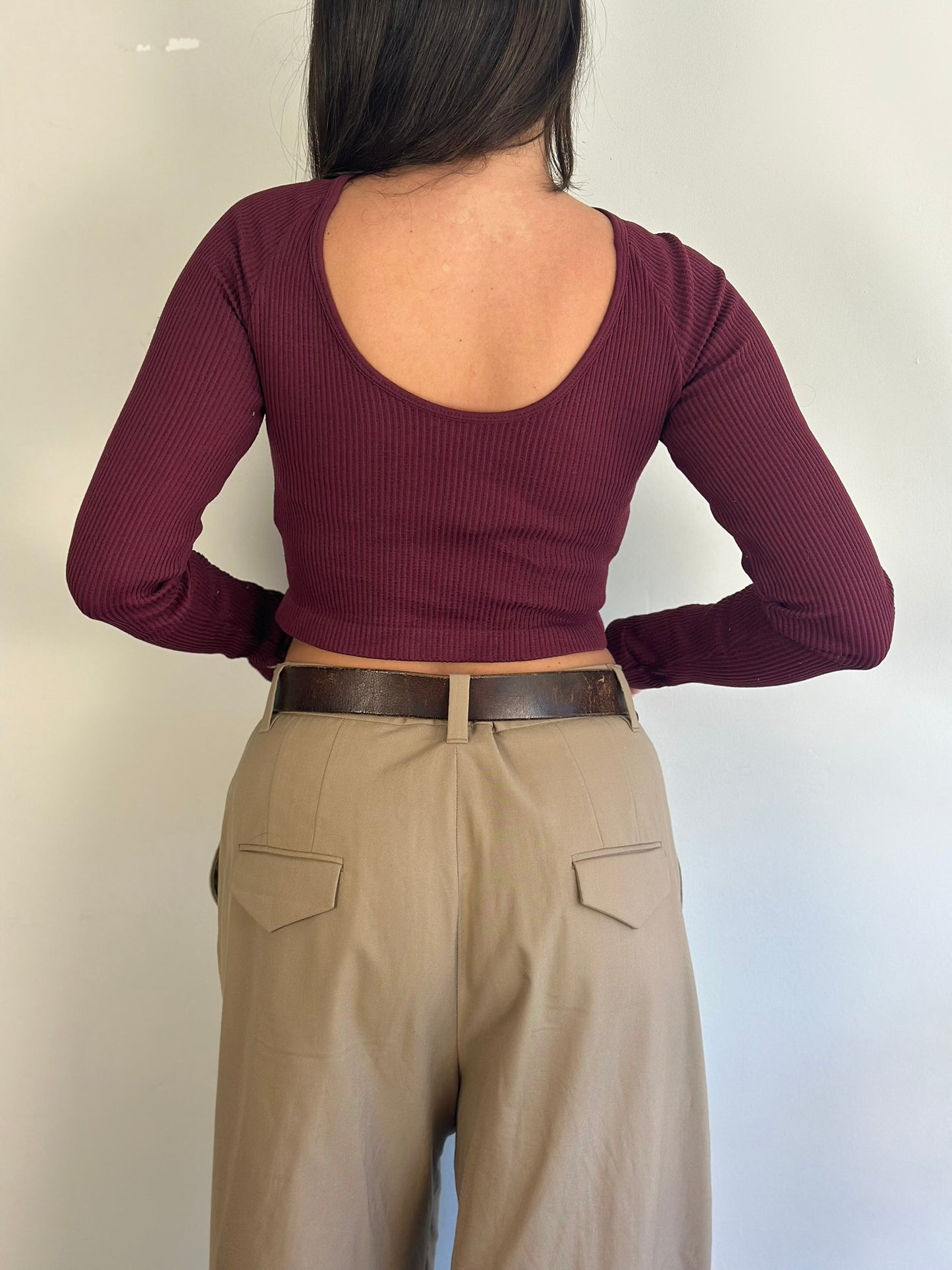 Cherry Red Blouse