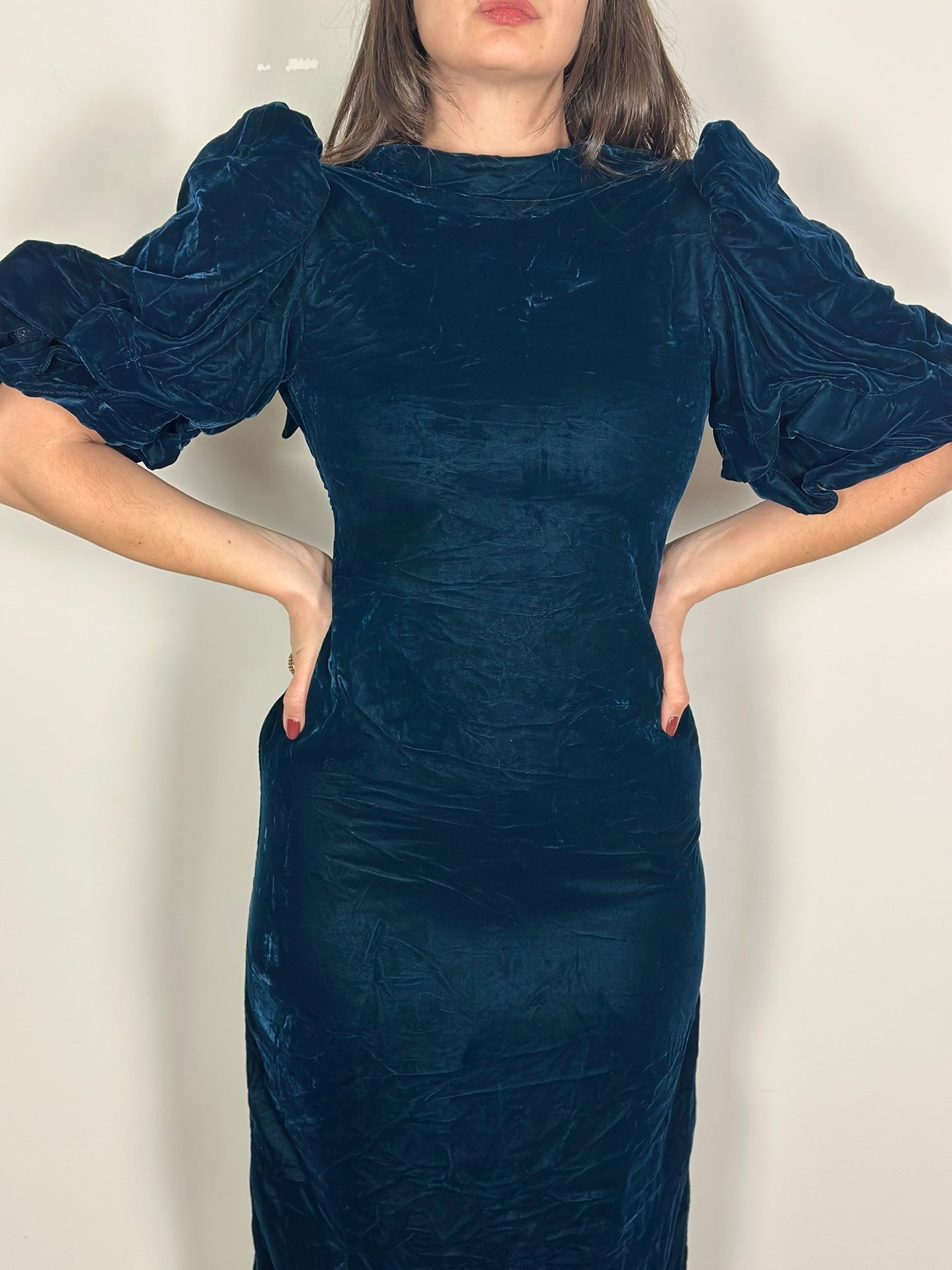 Vintage Velvet Dress