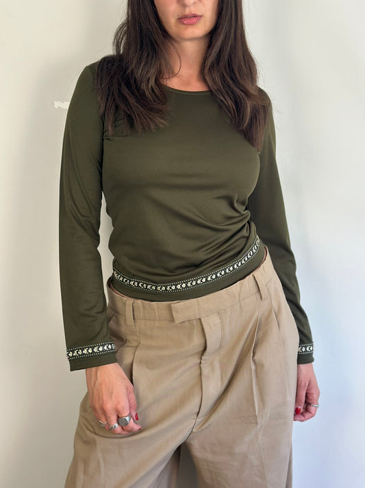 Vintage Khaki Top