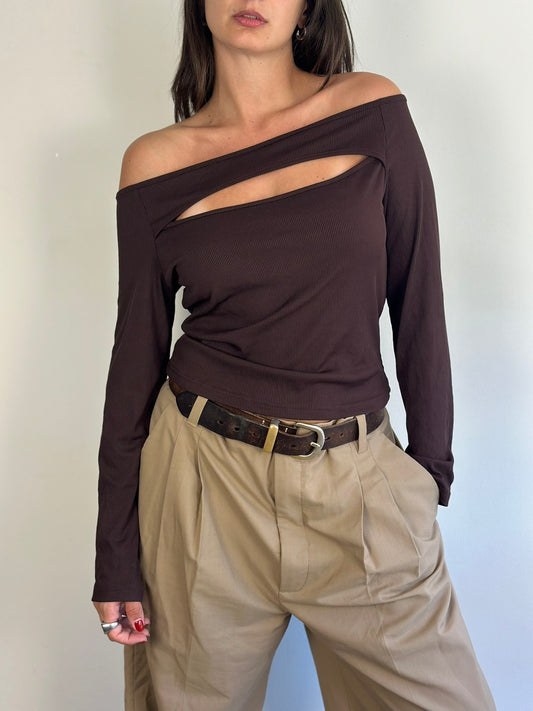 Vintage Off-Shoulder Top