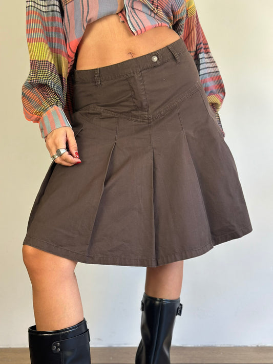 Vintage Brown Skirt