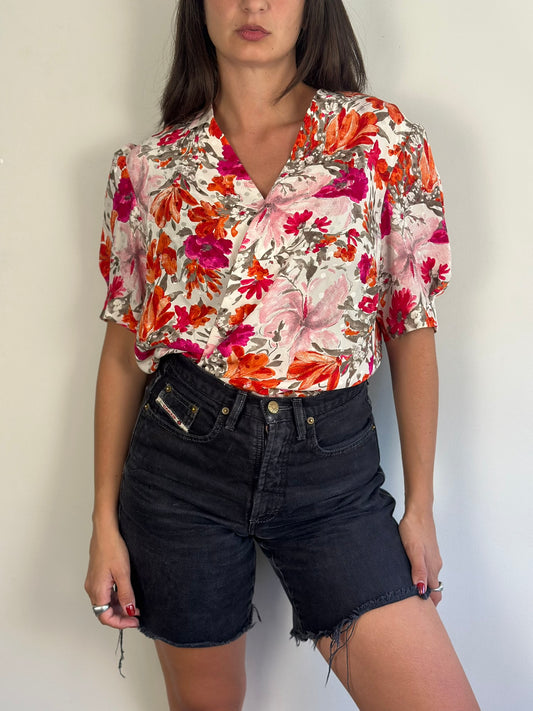 Vintage Floral Top