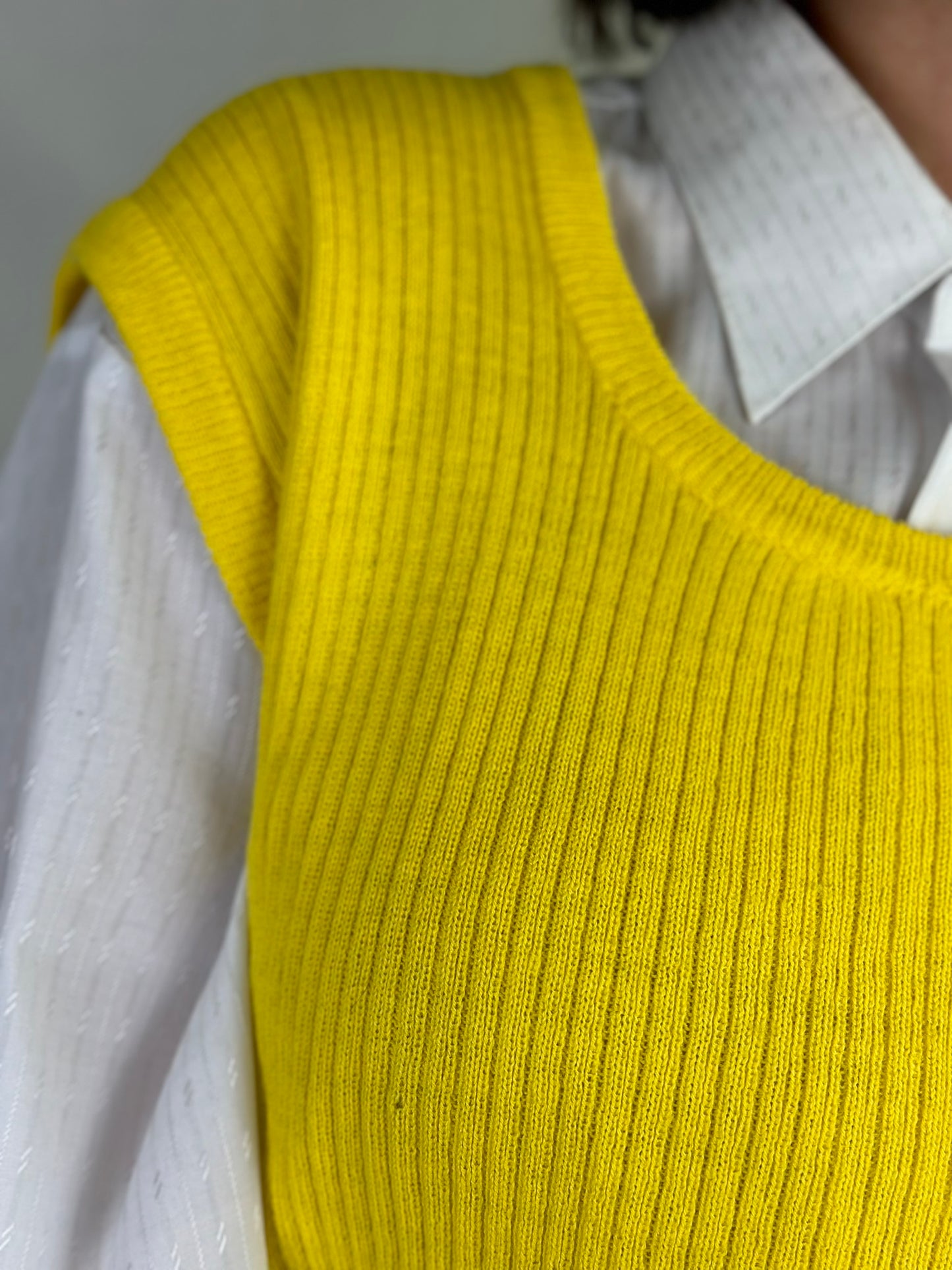 Yellow Sweater Vest