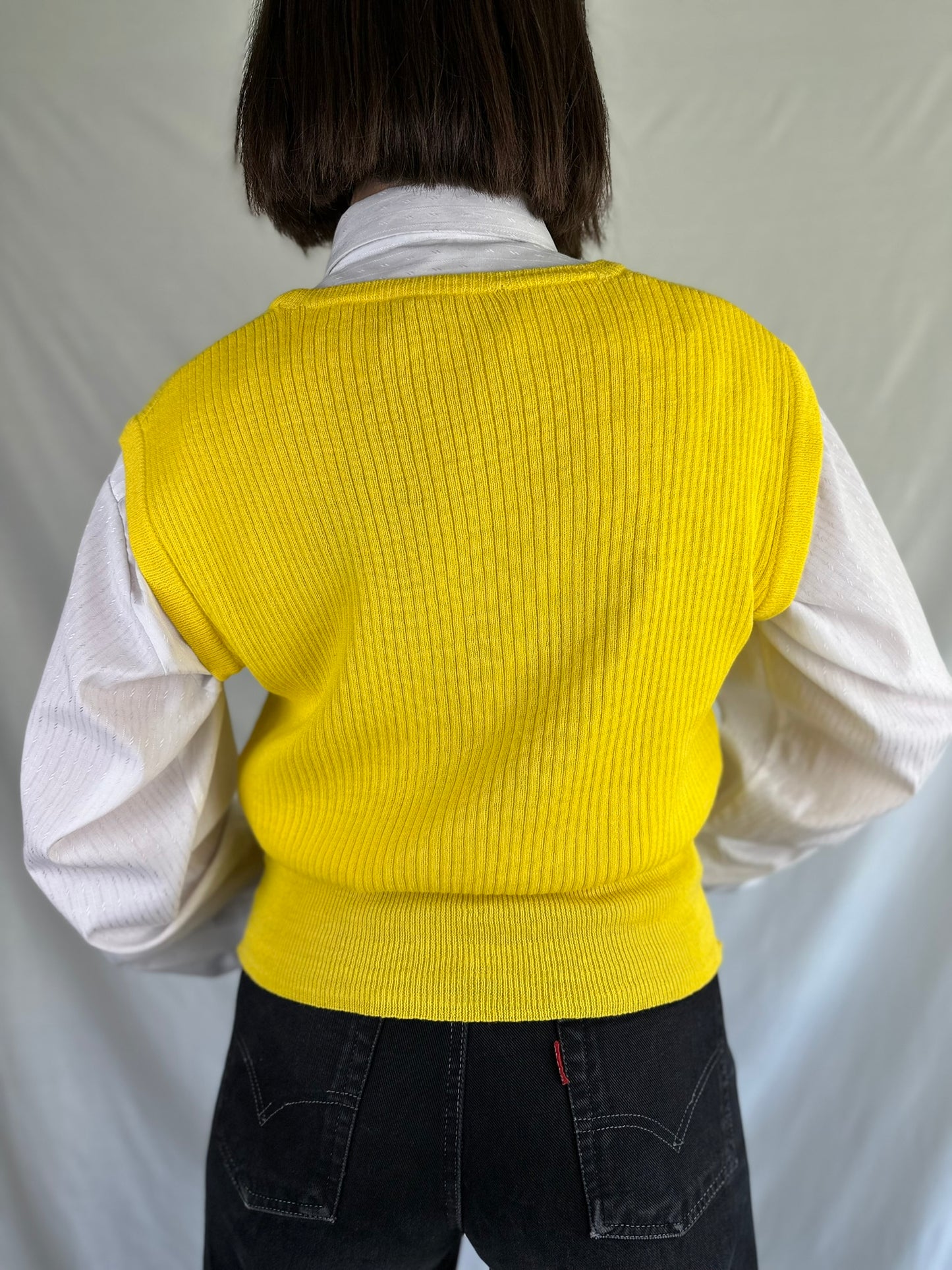 Yellow Sweater Vest