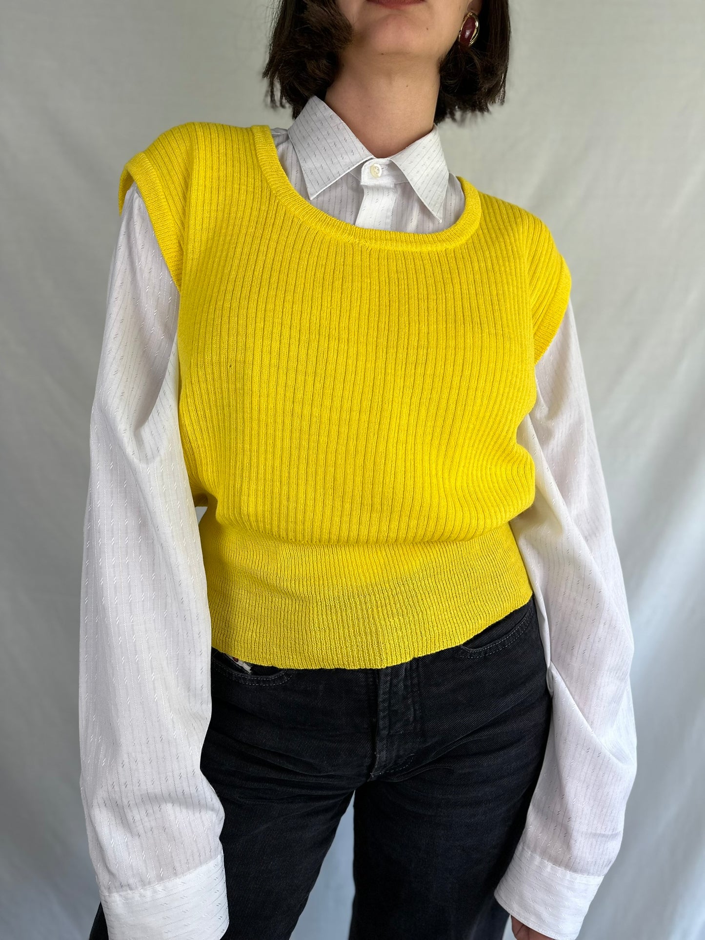 Yellow Sweater Vest