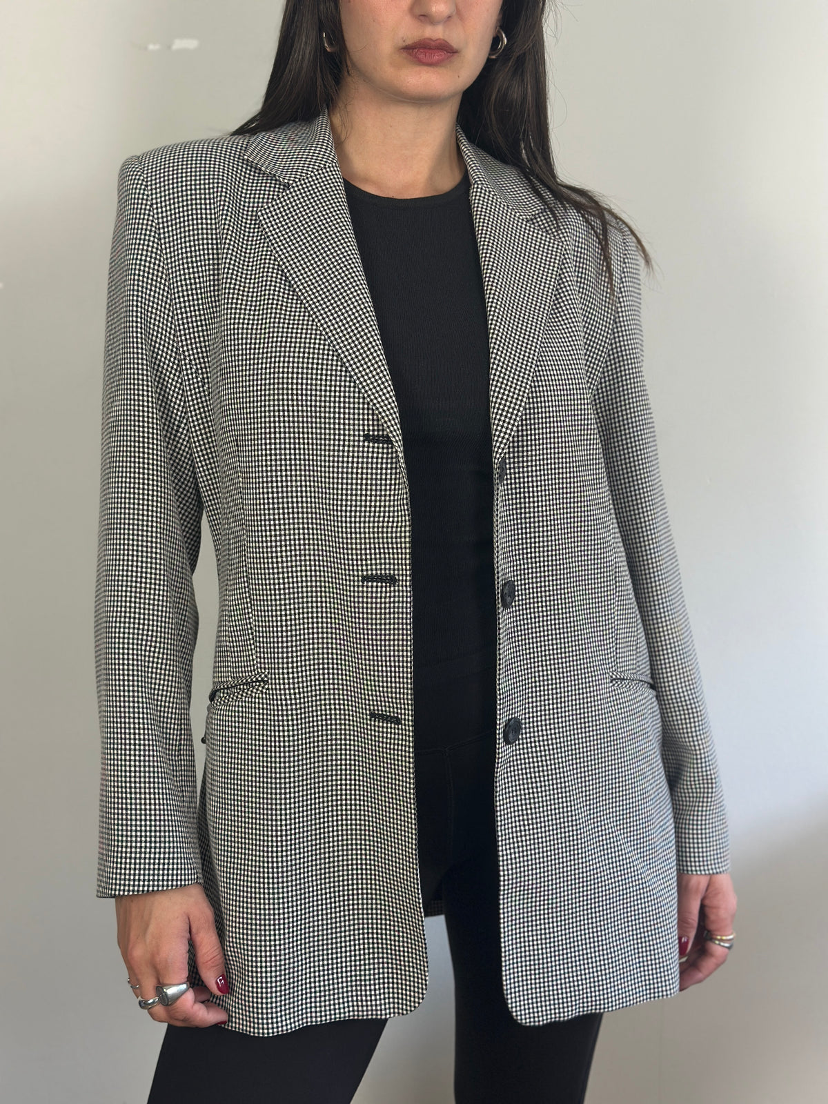 Vintage Plaid Blazer