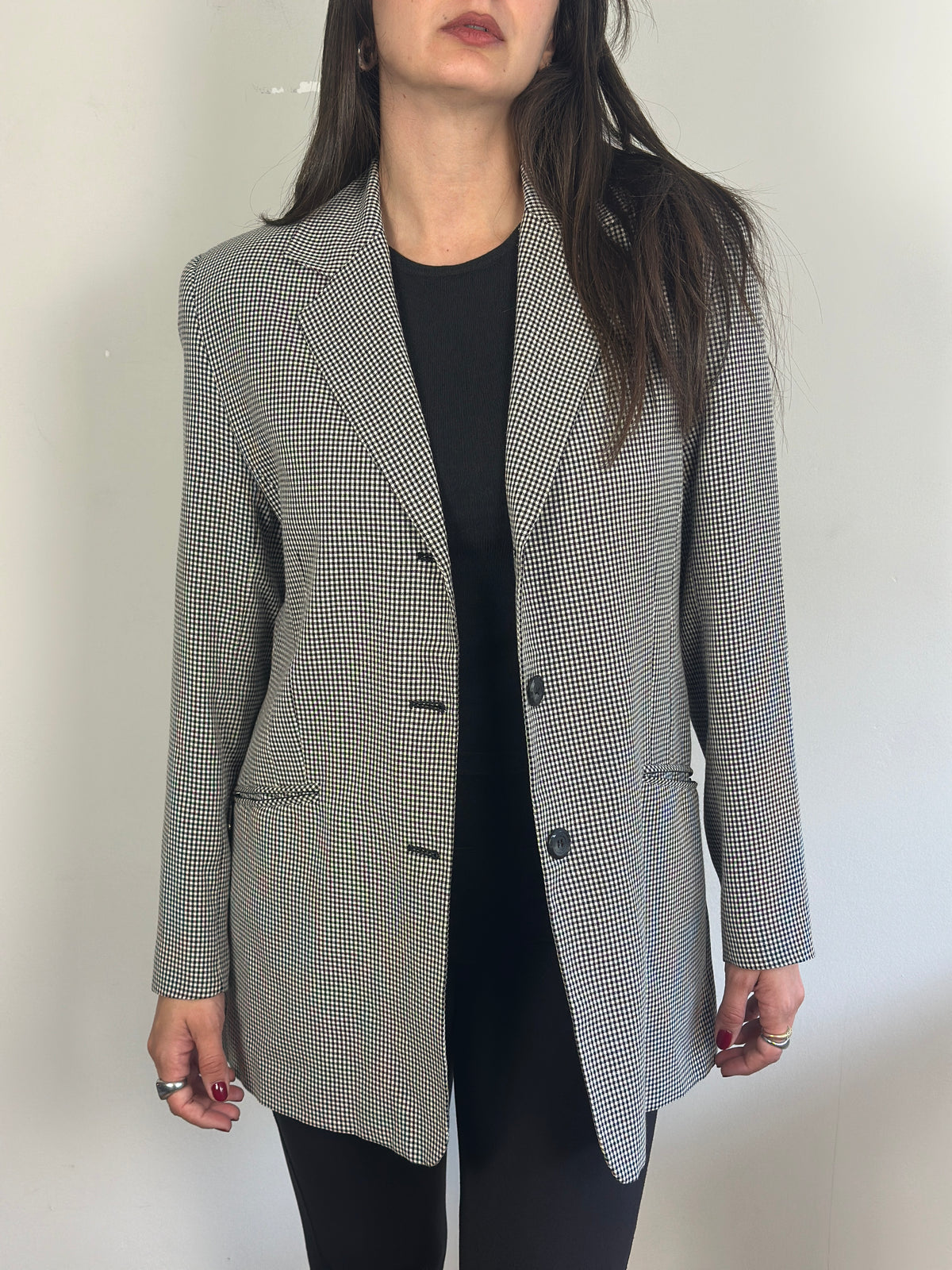 Vintage Plaid Blazer